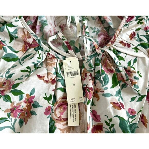 Anthropologie Women's The Somerset Maxi Dress Puff-Sleeve Floral Multicolor Sz M - Picture 10 of 14